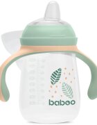 Baboo Cup with Silicone Spout чаша с дръжки Peachy Keen 6m+ 1 бр.