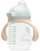 Baboo Cup with Silicone Spout чаша с дръжки Peachy Keen 6m+ 1 бр.