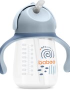 Baboo Cup with Silicone Straw чаша със сламка Blue Haze 9m+ 1 бр.