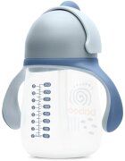 Baboo Cup with Silicone Straw чаша със сламка Blue Haze 9m+ 1 бр.