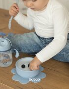 Baboo Cup with Silicone Straw чаша със сламка Blue Haze 9m+ 1 бр.