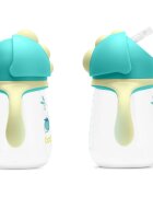 Baboo Cup with Silicone Straw чаша със сламка Lagoon Fiesta 9m+ 1 бр.