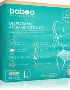 Baboo Disposable Absorbing Pants еднократни пелени гащички размер L 5 бр.