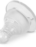 Baboo Liquid Silicone Teat Fast Flow биберон за шише Narrow Neck 6m+ 2 бр.