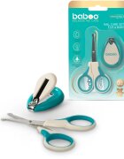 Baboo Nail Care Set комплект за маникюр за деца от раждането им 0m+ 2 бр.
