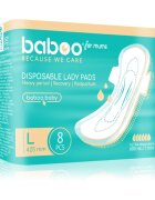 Baboo Postpartum Maternity Pads дамски превръзки за след раждане еднократни размер L 8 бр.