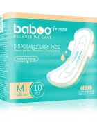 Baboo Postpartum Maternity Pads дамски превръзки за след раждане еднократни размер М 10 бр.
