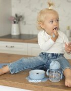 Baboo Silicone Bowl силиконова купичка с вендуза Blue Haze 6m+ 1 бр.