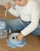 Baboo Silicone Bowl силиконова купичка с вендуза Blue Haze 6m+ 1 бр.