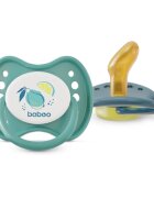 Baboo Soothers Orthodontic Latex with Case биберон Lagoon Fiesta 6-12 m 2 бр.