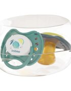 Baboo Soothers Orthodontic Latex with Case биберон Lagoon Fiesta 6-12 m 2 бр.