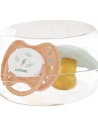 Baboo Soothers Orthodontic Latex with Case биберон Peachy Keen 0-6 m 2 бр.