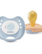 Baboo Soothers Round Latex with Case биберон Blue Haze 6-12 m 2 бр.
