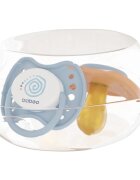 Baboo Soothers Round Latex with Case биберон Blue Haze 6-12 m 2 бр.