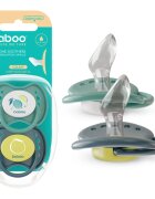 Baboo Soothers Silicone Orthodontic with Case биберон Lagoon Fiesta 6-12 m 2 бр.