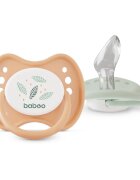 Baboo Soothers Silicone Orthodontic with Case биберон Peachy Keen 0-6 m 2 бр.