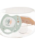 Baboo Soothers Silicone Orthodontic with Case биберон Peachy Keen 0-6 m 2 бр.
