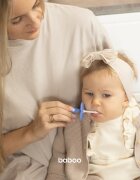 Baboo Toothbrush Set Комплект за дентална грижа за бебета Blue Haze 6m+ 3 бр.