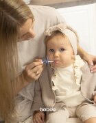 Baboo Toothbrush Set Комплект за дентална грижа за бебета Blue Haze 6m+ 3 бр.