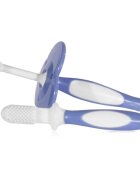 Baboo Toothbrush Set Комплект за дентална грижа за бебета Blue Haze 6m+ 3 бр.