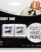 Baby Dab Foot & Hand Print Purple & Grey боя за детски печати 2 бр.
