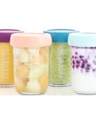 Babymoov Bowls Glass купичка с капачка Glass 4x220 мл.
