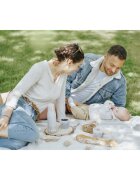 Babymoov Moov & Feed Mineral Beige нагряваща се бутилка 1 бр.