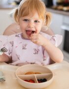 BabyOno Be Active Stainless Steel Spoon and Fork прибор за деца Blue 12m+ 2 бр.
