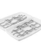 BabyOno Bottle Drying Rack сушилник за бутилки I. White 1 бр.