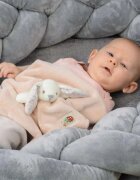 BabyOno Have Fun Baby Bunny играчка за заспиване с дрънкалка 1 бр.