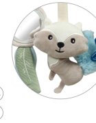 BabyOno Raccoon контрастна играчка за окачане 0m+ 1 бр.