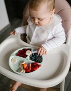 BabyOno Siilicone Plate 6m+ разделена чиния с вендуза Sage 1 бр.