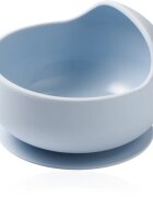 BabyOno Siilicone Plate 6m+ силиконова купичка с вендуза 6 m+ Blue 1 бр.