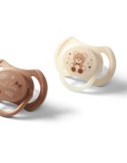 BabyOno Take Care Symmetrical Silicone Soothers биберон Day & Night 0-6m 2 бр.