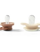BabyOno Take Care Symmetrical Silicone Soothers биберон Day & Night 18m+ 2 бр.