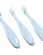 BabyOno Toothbrush четка за зъби за деца Blue 3 бр.
