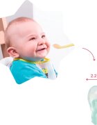 Badabulle Silicone Spoons лъжичка 3 m+ 2 бр.