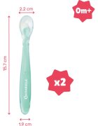 Badabulle Silicone Spoons лъжичка 3 m+ 2 бр.