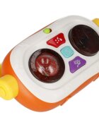 Bam-Bam Music Toy Silicone Bamboo Puzzle играчка за подреждане с мелодия 18m+ Radio 1 бр.