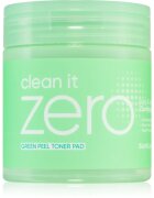 Banila Co. clean it zero Green Peel Toner Pad ексфолиращи тампони за лице за мазна и проблемна кожа 70 бр.