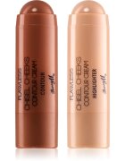 Barry M Chisel Cheeks кремообразен бронзант и озарител в стик duo balení 2x5 гр.