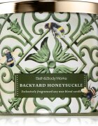 Bath & Body Works Backyard Honeysuckle ароматна свещ 411 гр.