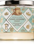 Bath & Body Works Lemon Espresso Twist ароматна свещ 411 гр.