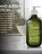 Baylis & Harding Goodness Awaken Senses мляко за ръце и тяло с освежаващ ефект аромати Lime Mint & Eucalyptus 500 мл.