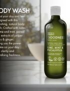 Baylis & Harding Goodness Awaken Senses освежаващ душ гел аромати Lime Mint & Eucalyptus 500 мл.