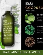 Baylis & Harding Goodness Awaken Senses освежаващ душ гел аромати Lime Mint & Eucalyptus 500 мл.