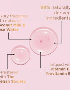 Baylis & Harding Kindness+ Plant Collagen ревитализиращ душ гел аромати Coconut Milk & Rose Water 500 мл.