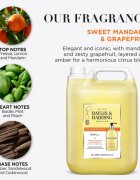 Baylis & Harding Sweet Mandarin & Grapefruit течен сапун за ръце пълнител 5000 мл.