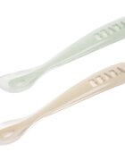 Beaba Silicone Spoon Set лъжичка с калъфка Clay 4m+ 2 бр.