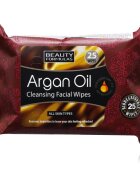 Beauty Formulas Argan Oil мокри почистващи кърпички 25 бр.